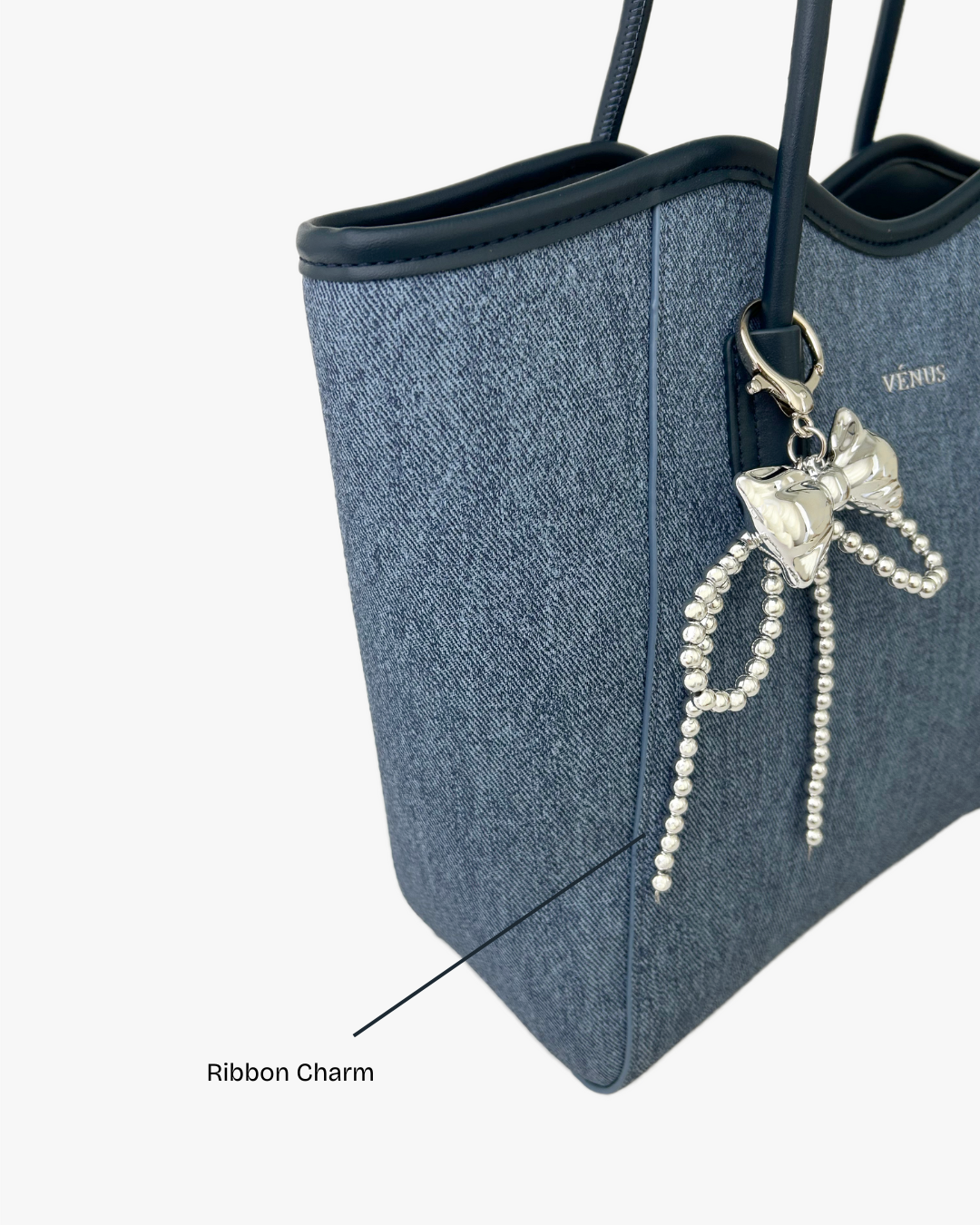 Romina Tote Bag - Denim Blue
