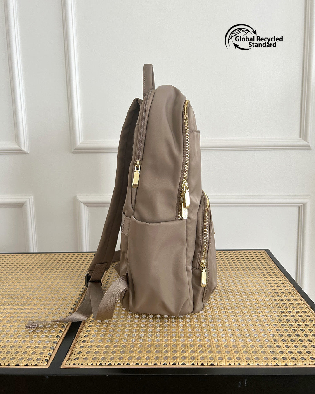 Nico Nylon Backpack - Sand