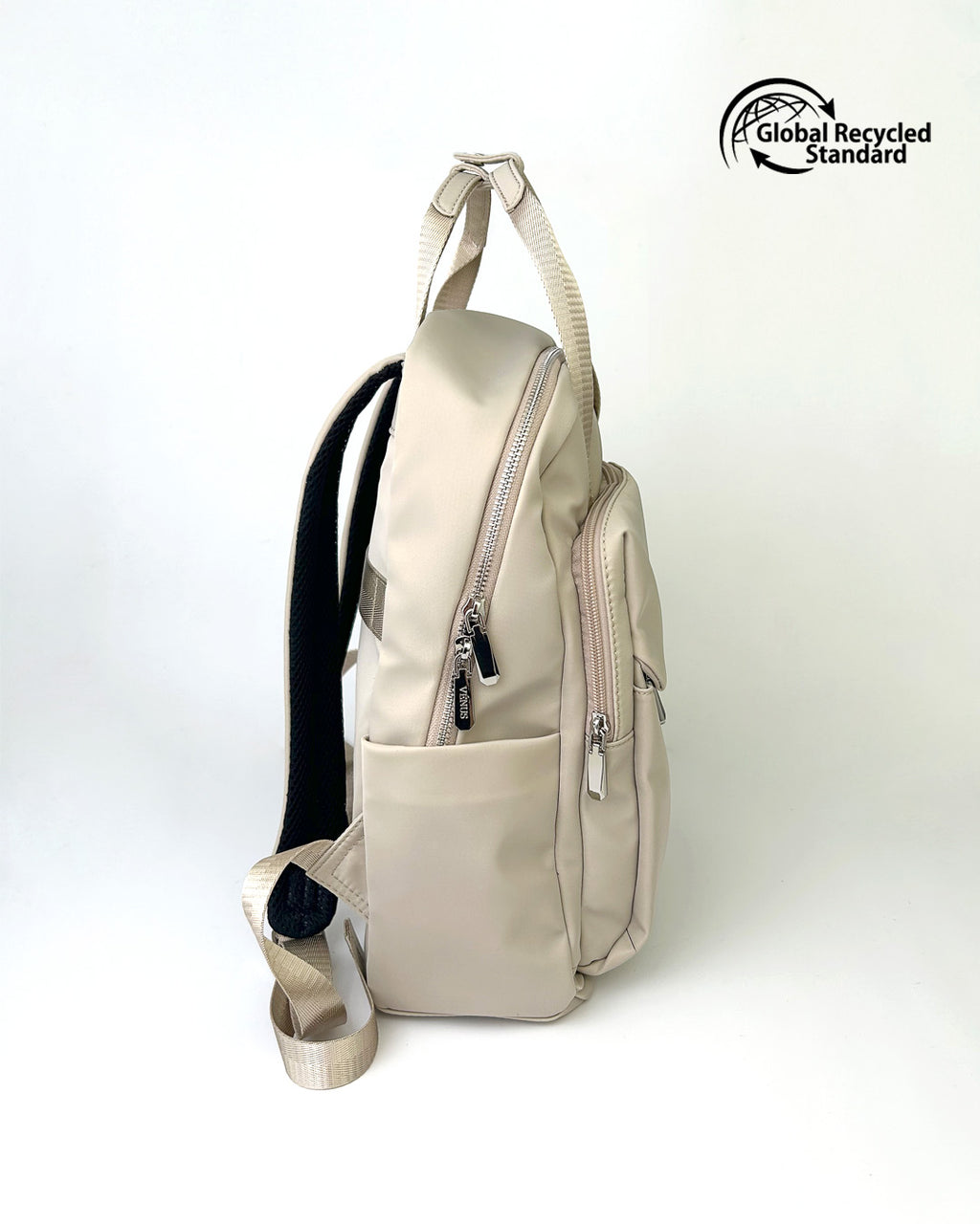 Skyler Nylon Backpack - Black