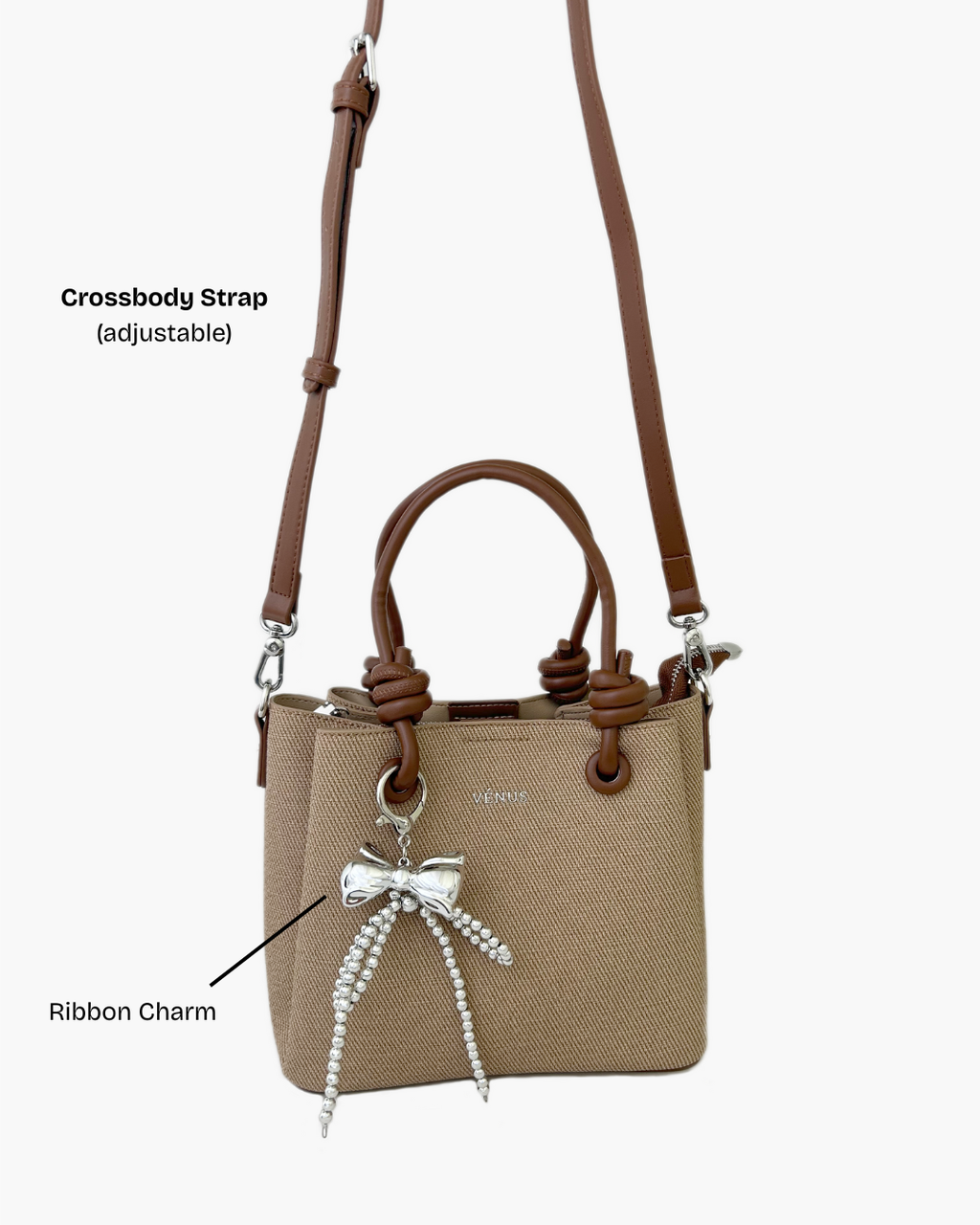 Halle Top Handle - Beige