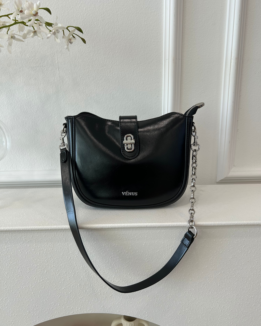 Estelle Shoulder Bag - Black