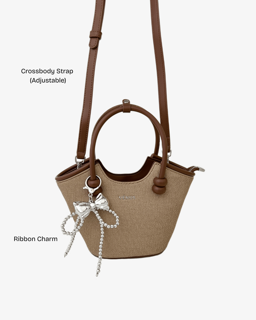 Celia Tote Bag - Brown