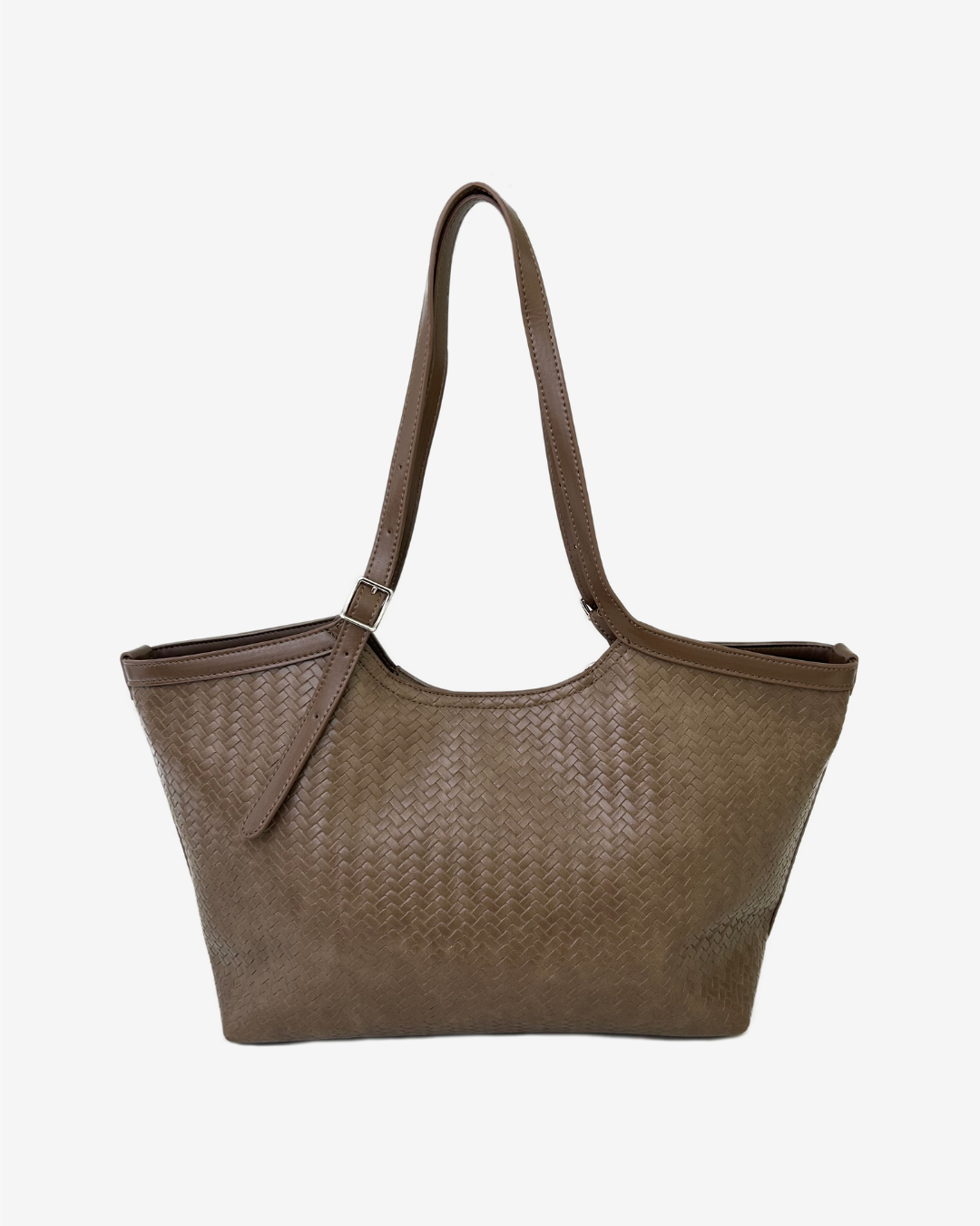 Emery Woven Tote Bag - Taupe