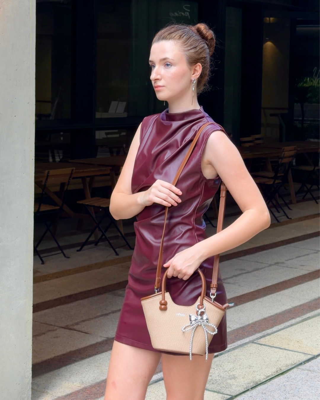 Celia Tote Bag - Brown