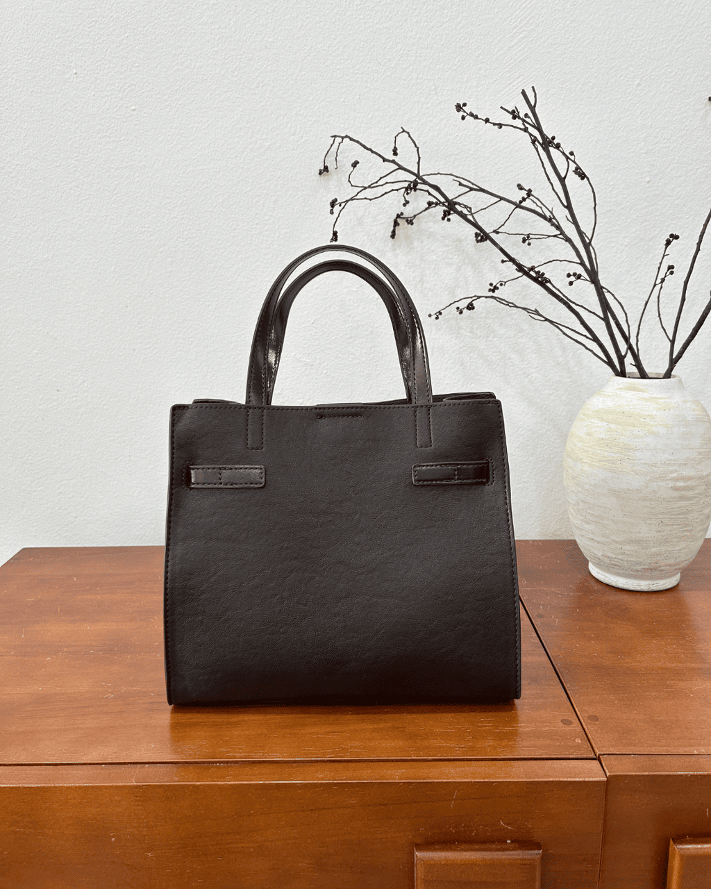 Kayden Satchel Bag - Mocha