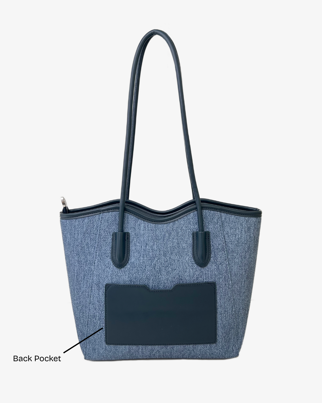 Romina Tote Bag - Denim Blue