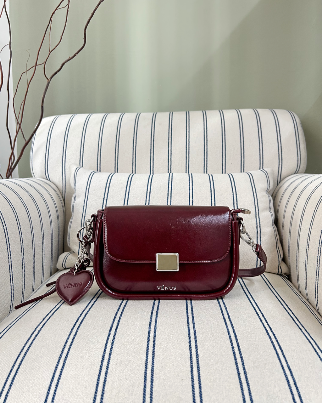 Harlow Crossbody Bag - Burgundy