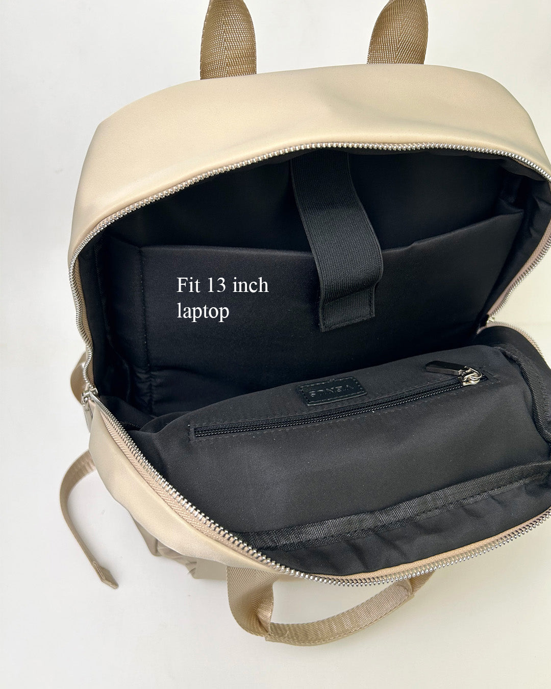 Skyler Nylon Backpack - Black