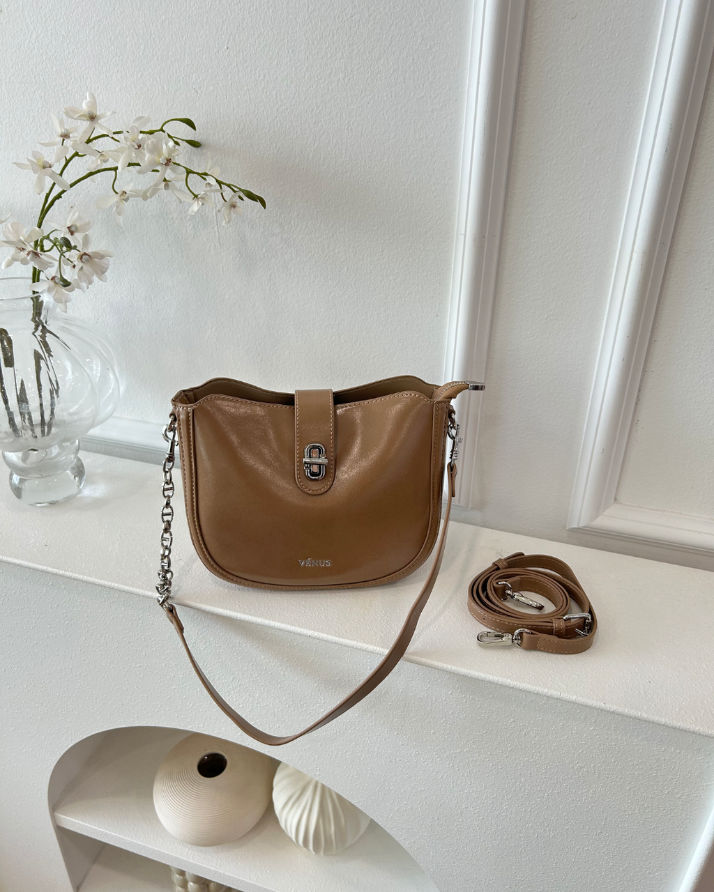Estelle Shoulder Bag - Brown