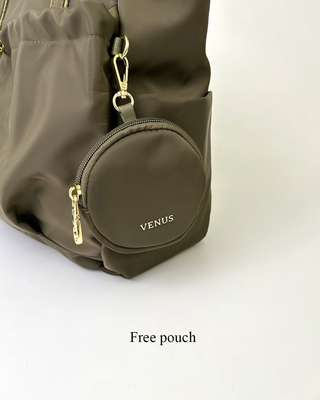 Luna Nylon Series (Tote) - Beige