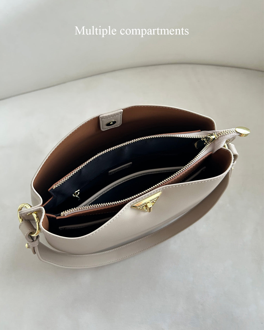 Della Shoulder Bag - Beige