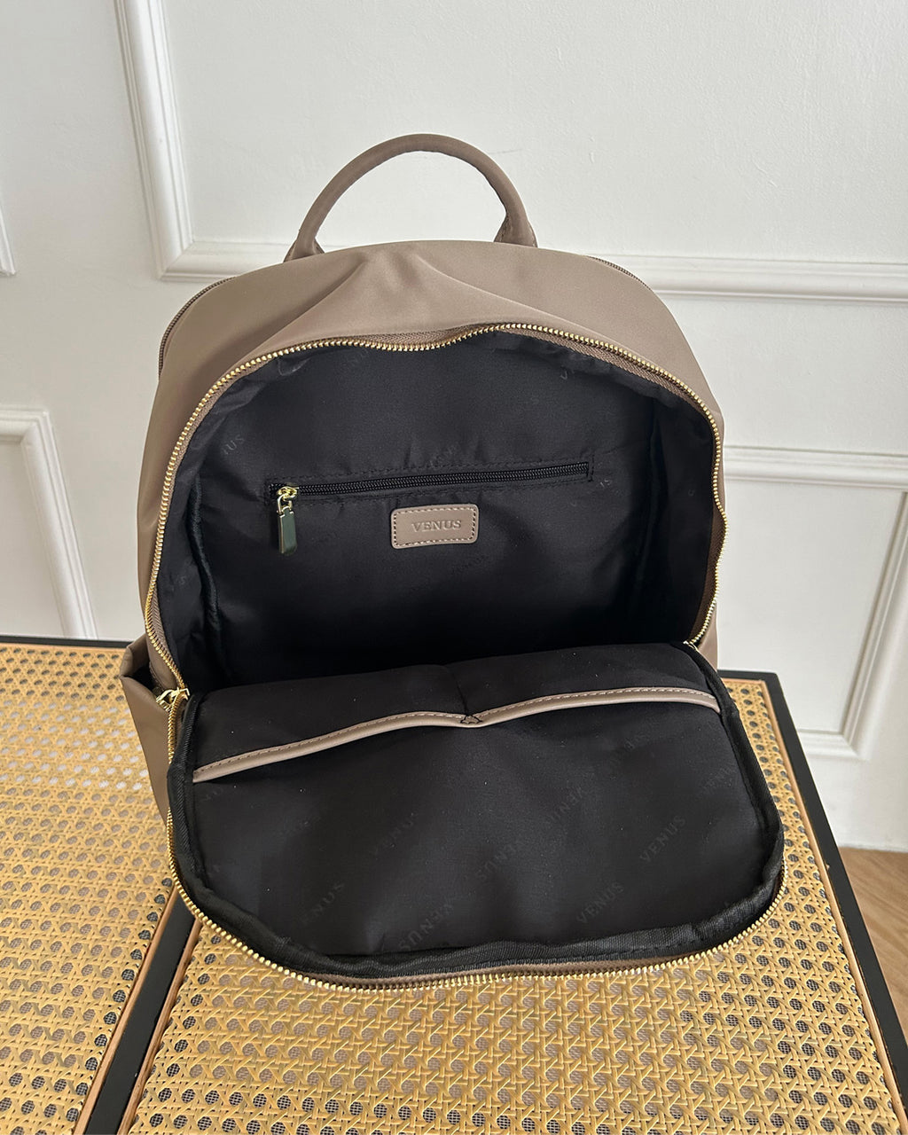 Nico Nylon Backpack - Black