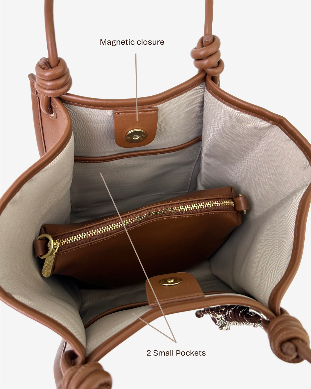 Kora Tote Bag - Beige