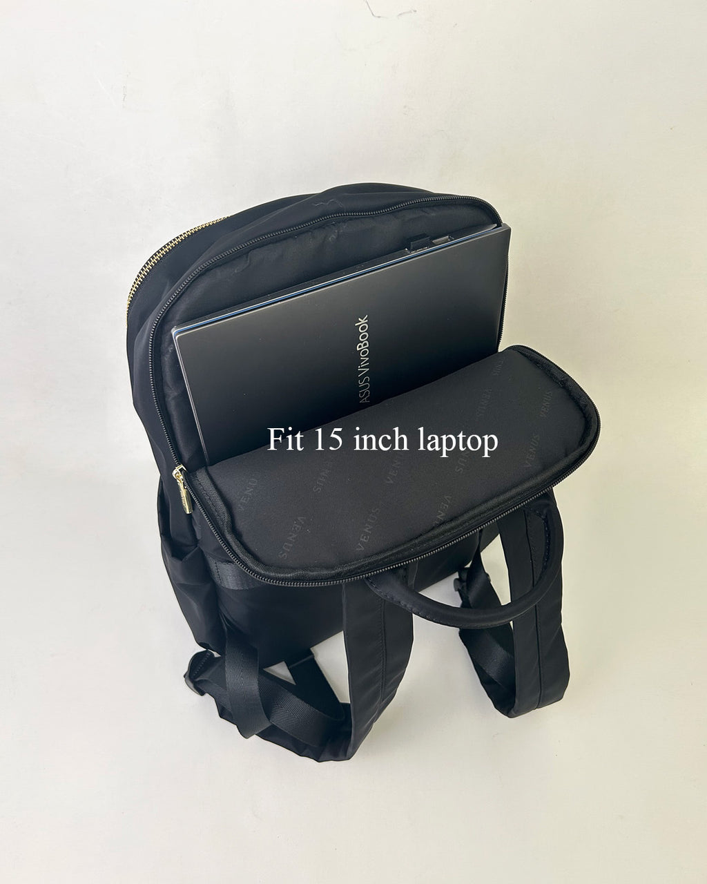 Nico Nylon Backpack - Black