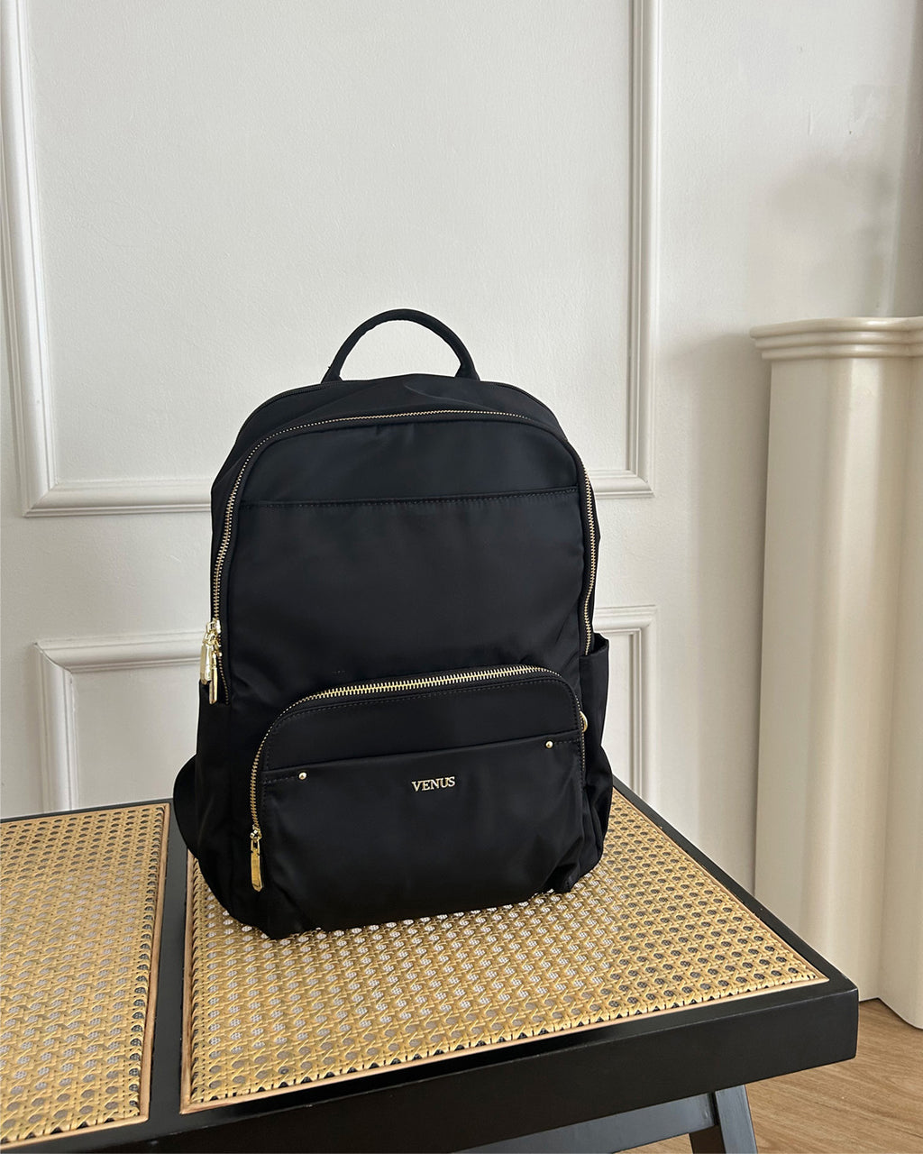 Nico Nylon Backpack - Black