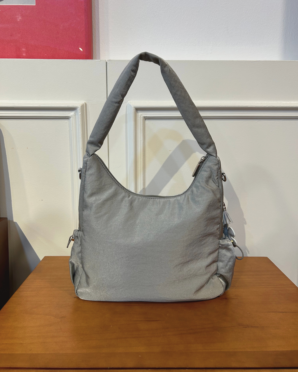 Poppy Shoulder Bag (Nylon) - Sand