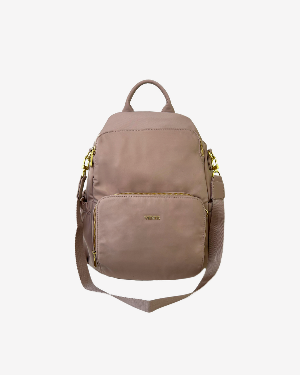 Carine Nylon Backpack - Blush Pink