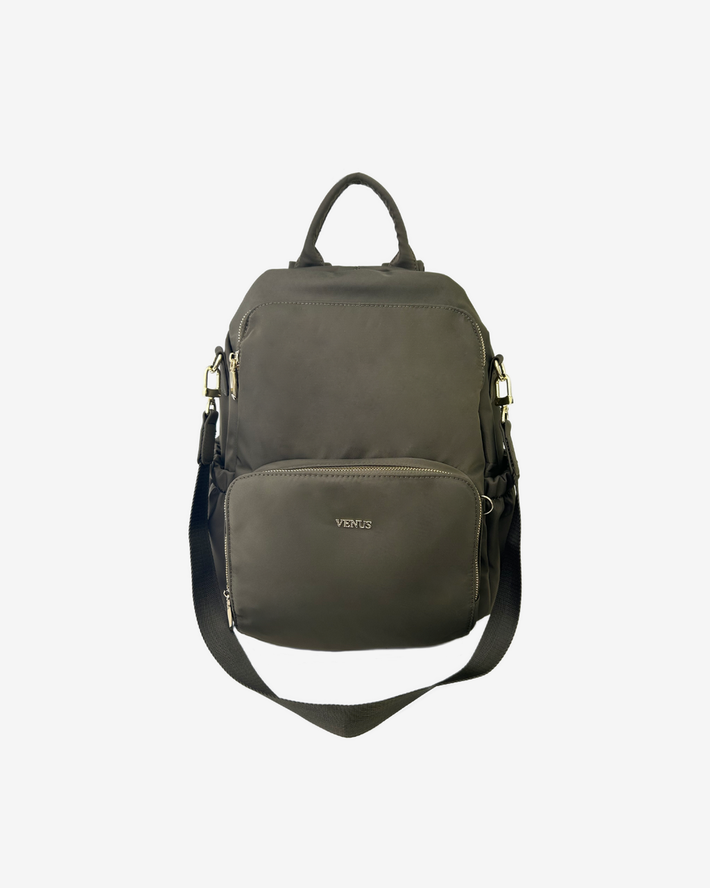 Carine Nylon Backpack - Olive