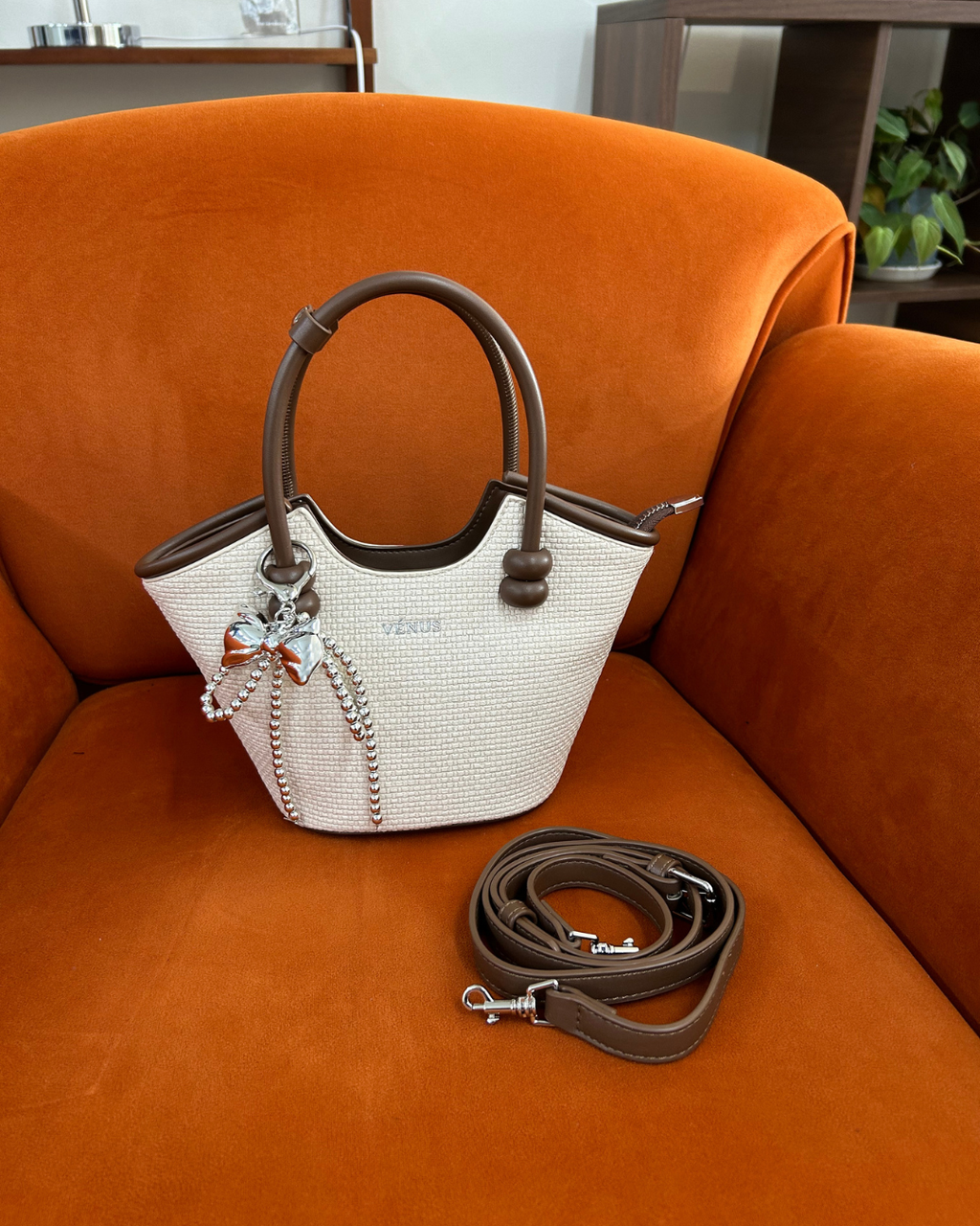 Celia Tote Bag - Beige