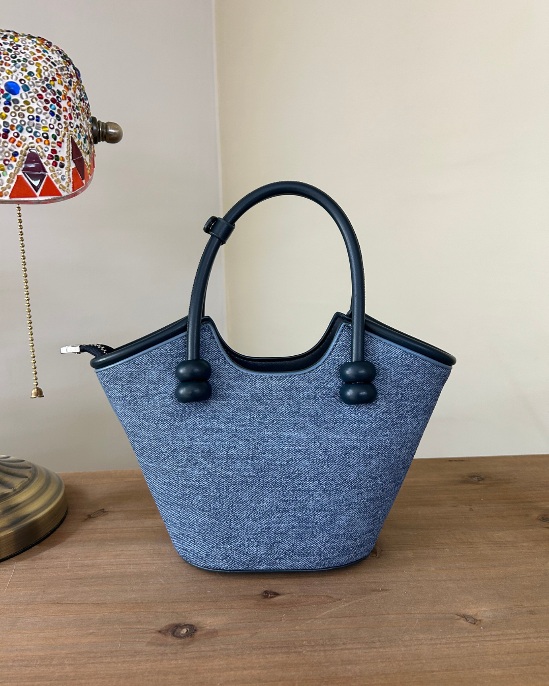 Celia Tote Bag - Denim Blue