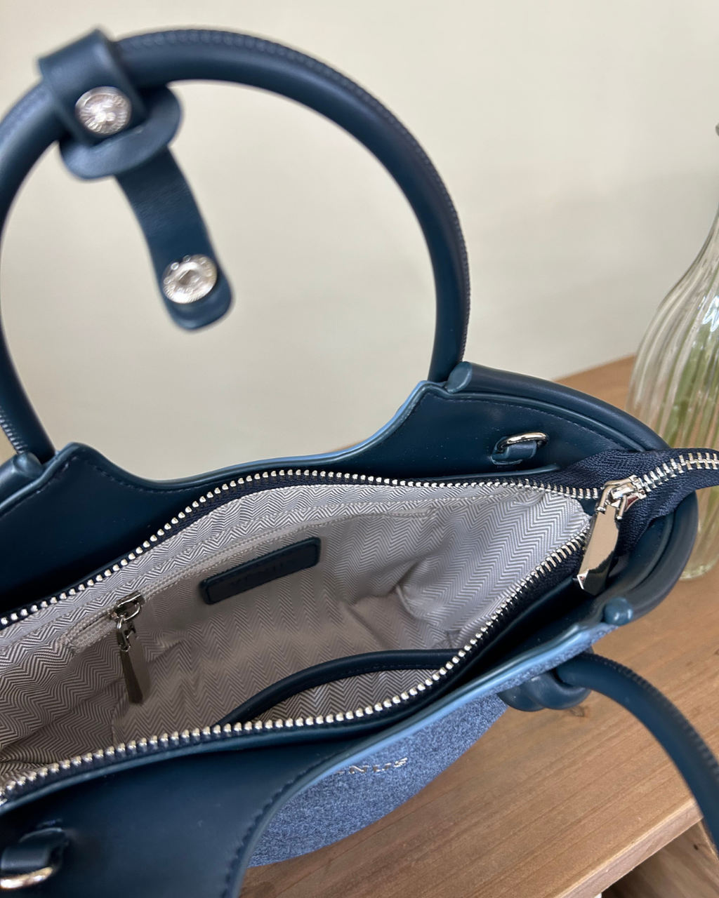Celia Tote Bag - Denim Blue