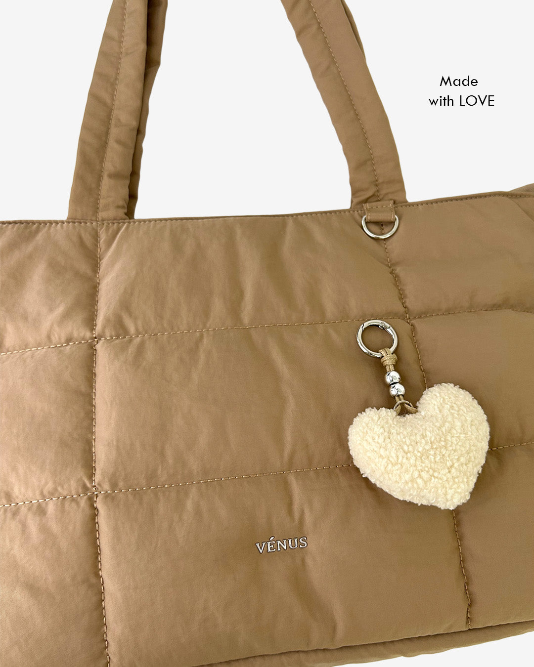 V'Puff Tote Bag - Burgundy