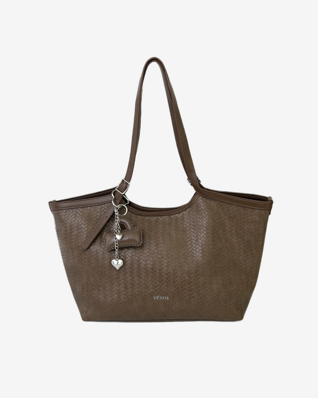 Emery Woven Tote Bag - Taupe