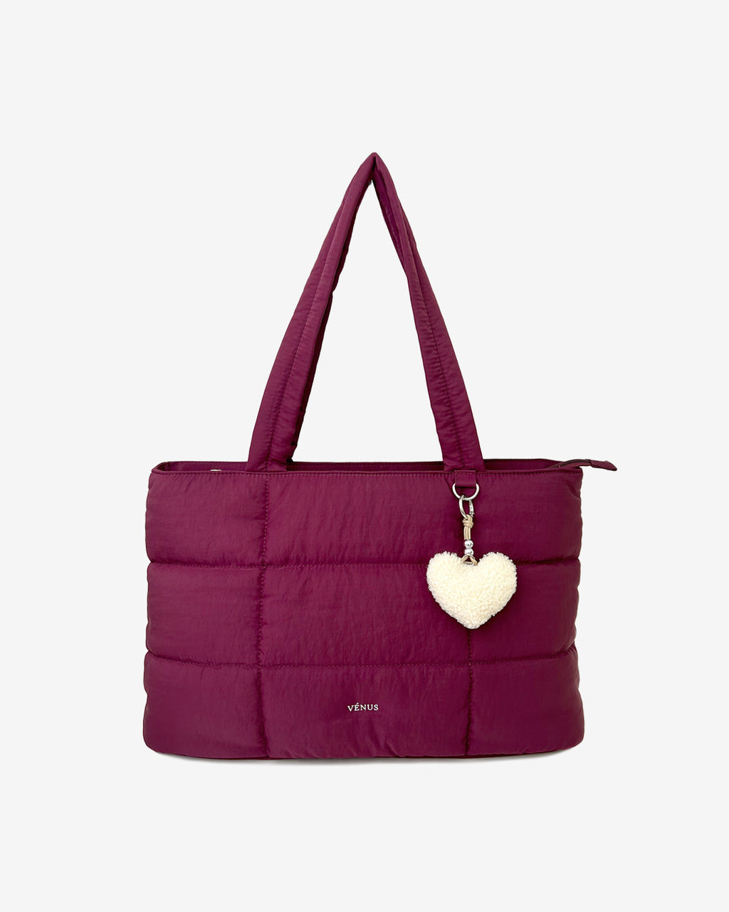 V'Puff Tote Bag - Burgundy