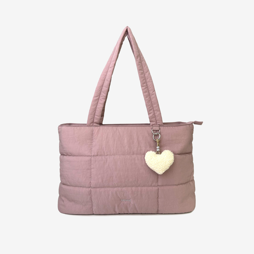 V'Puff Tote Bag - Burgundy