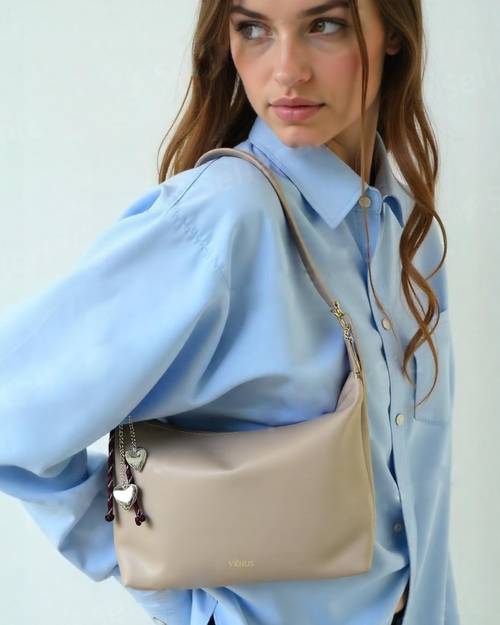Hadley Hobo Bag - Beige