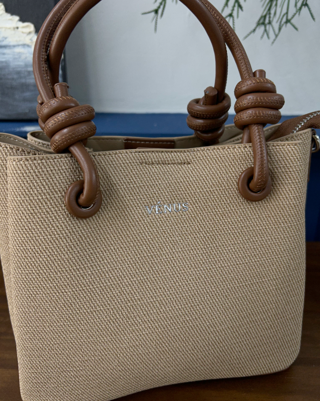 Halle Top Handle - Brown