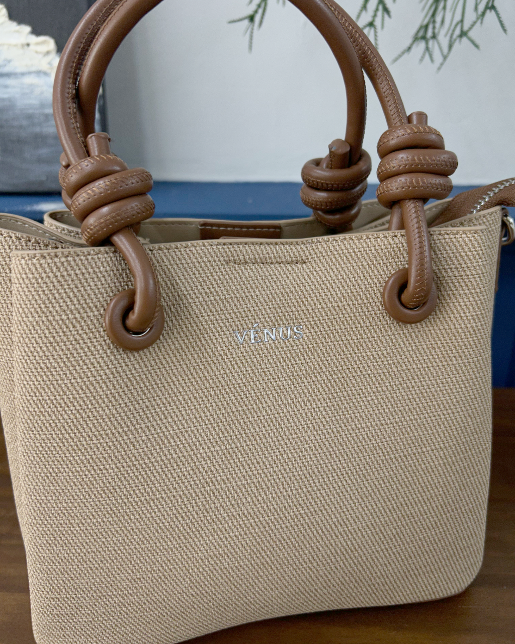 Halle Top Handle - Brown