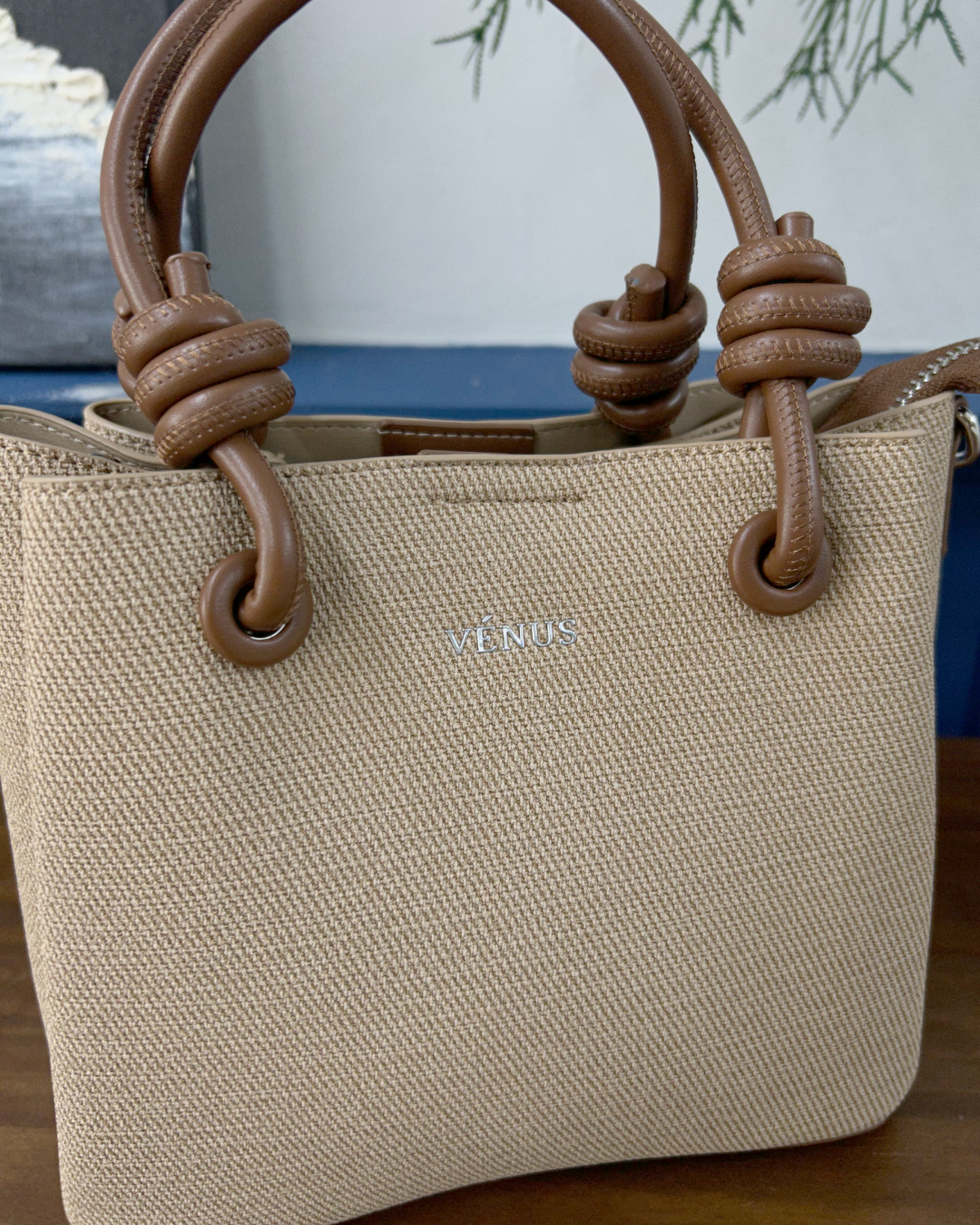 Halle Top Handle - Brown