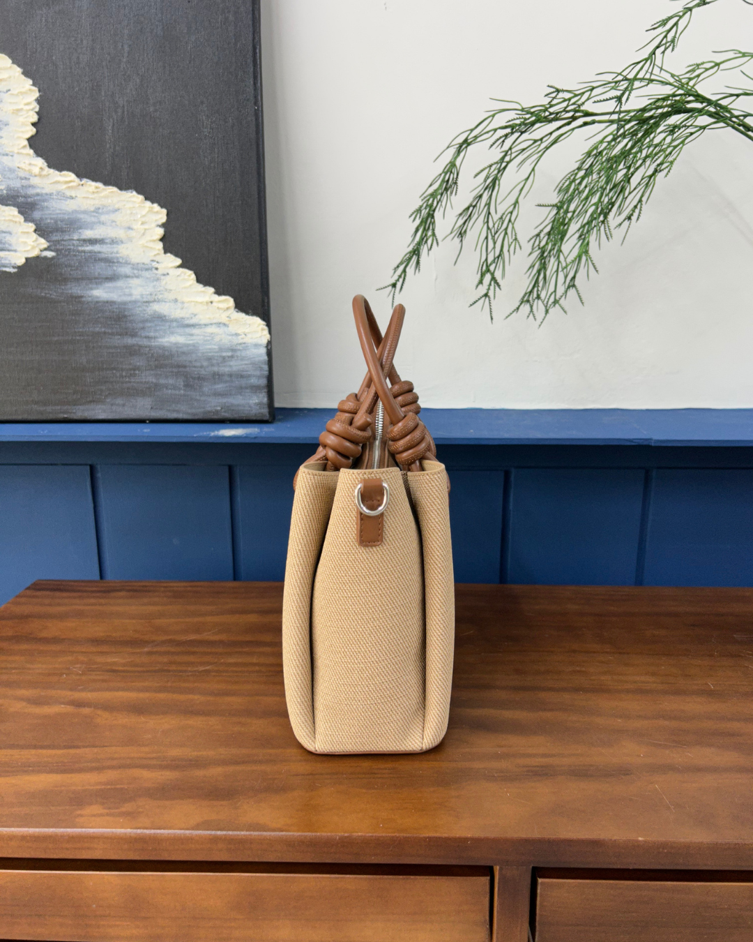 Halle Top Handle - Brown