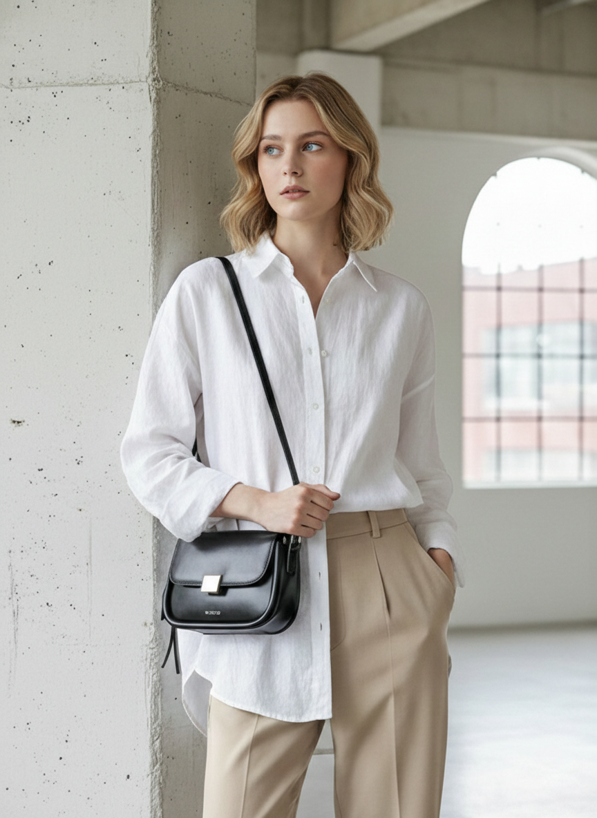Harlow Crossbody Bag - Silver