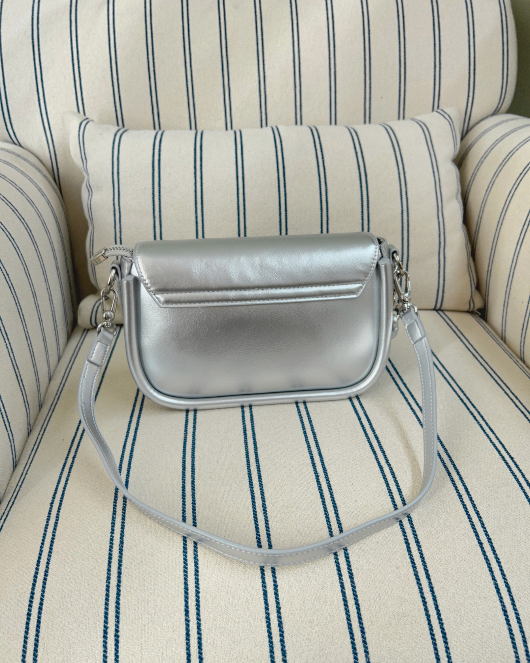 Harlow Crossbody Bag - Silver