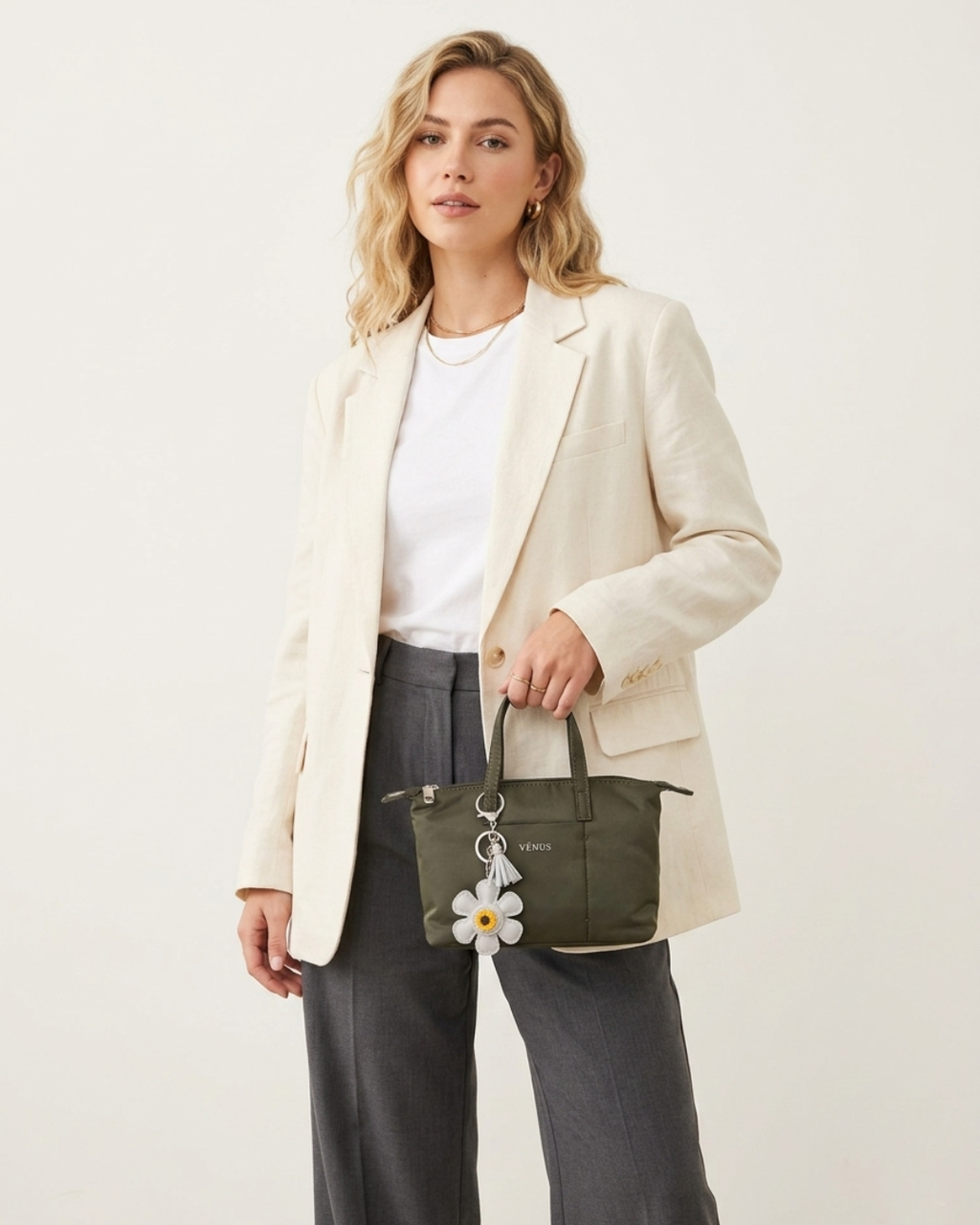 Jesse Mini Tote Bag (Nylon) - Black