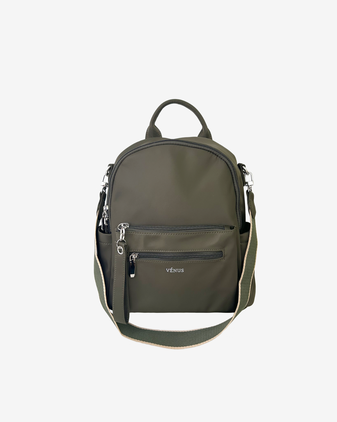 Lola Nylon Backpack - Stone
