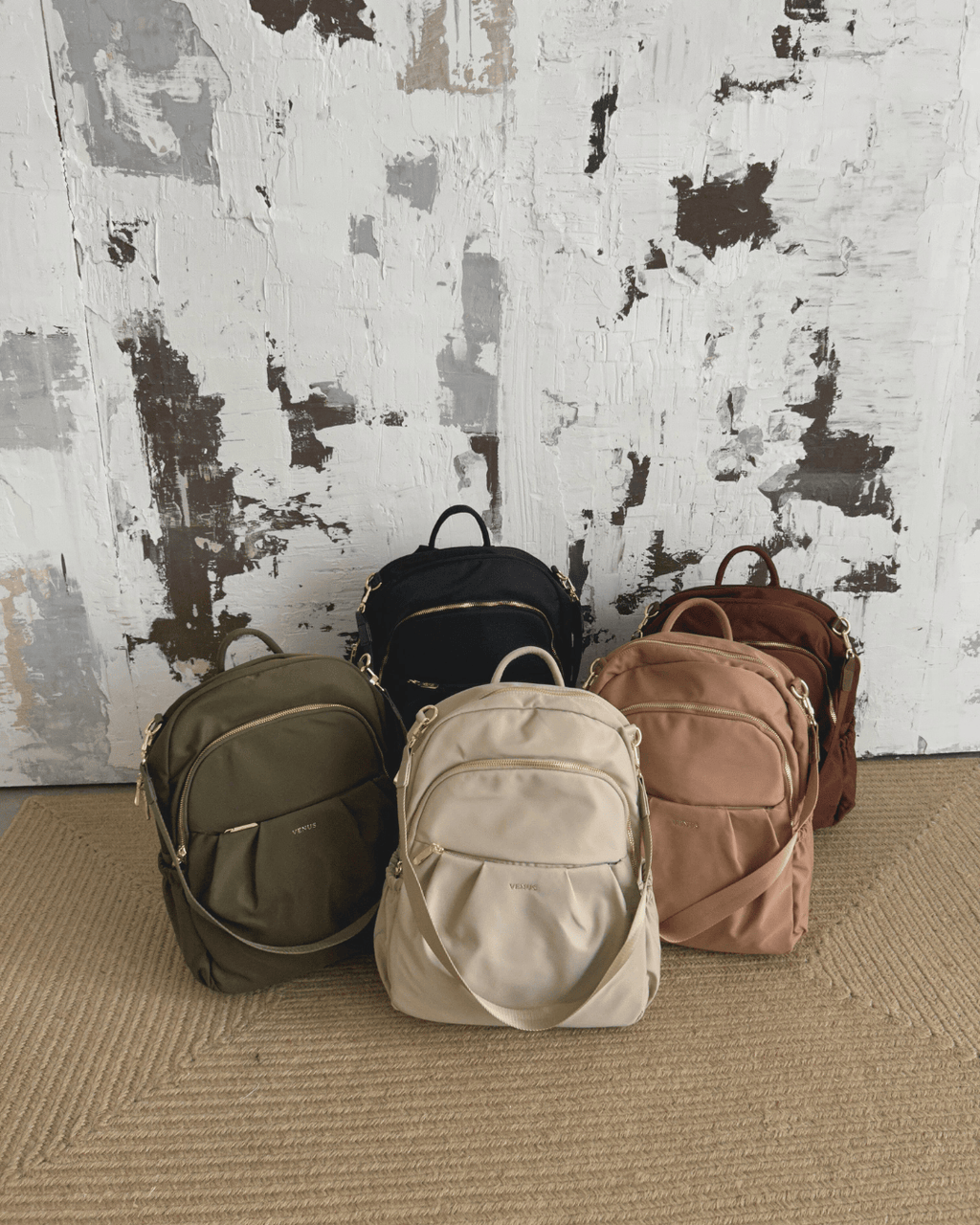 Luna Nylon Series (Backpack) - Blush Pink