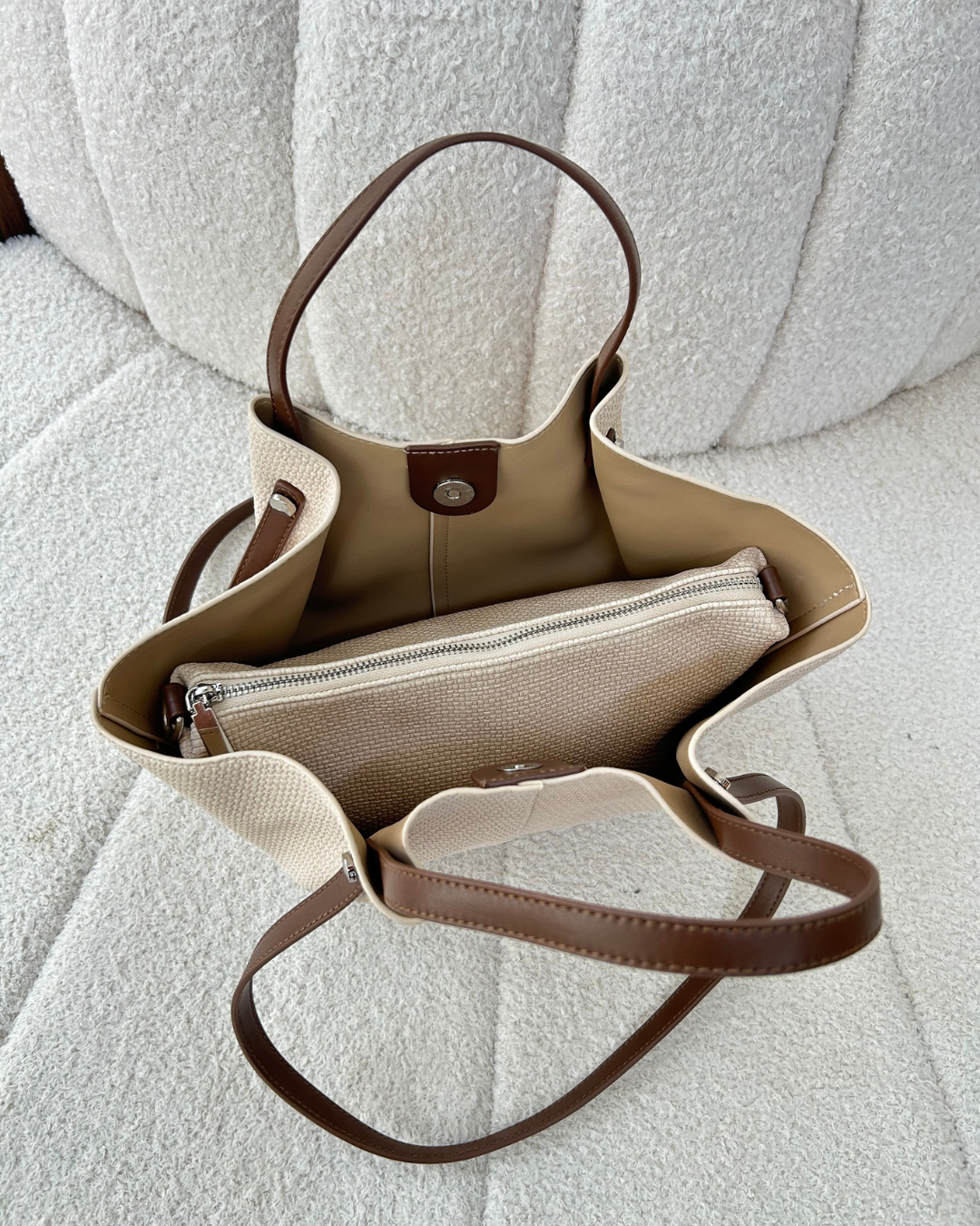 Marley Tote Bag - Beige