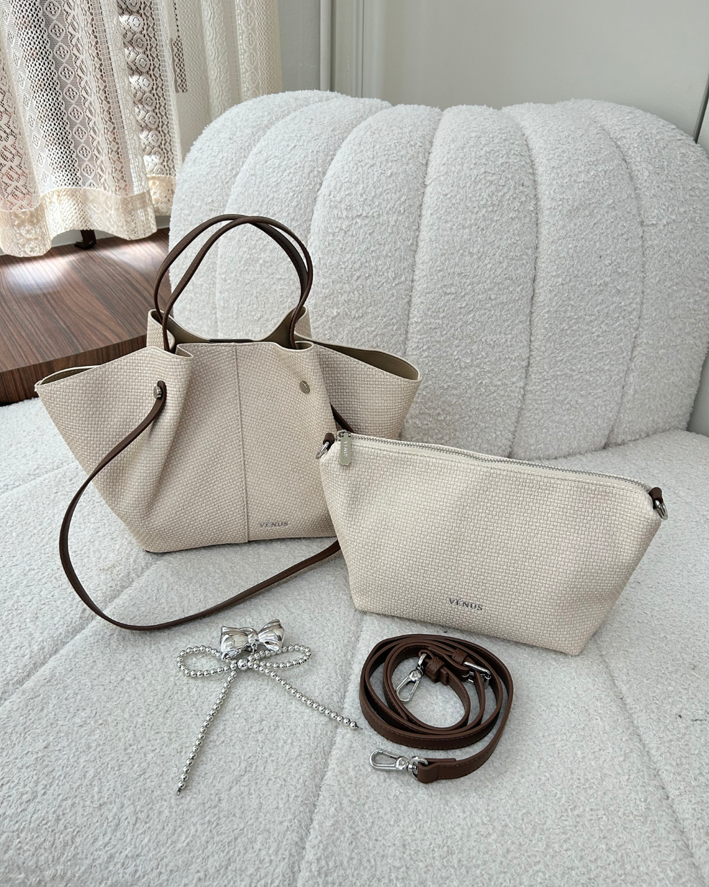 Marley Tote Bag - Beige
