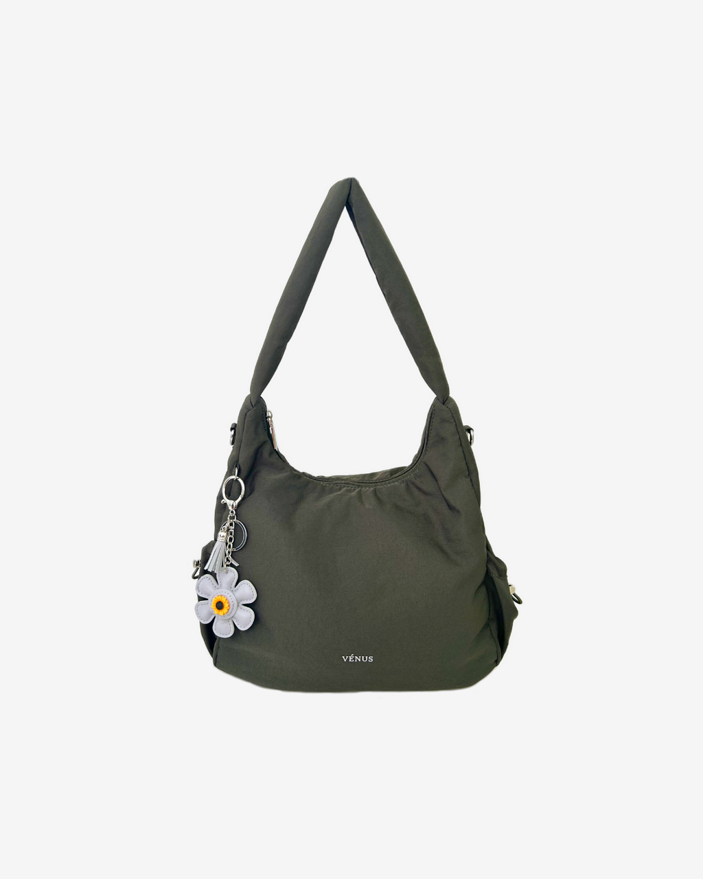Poppy Shoulder Bag (Nylon) - Sand