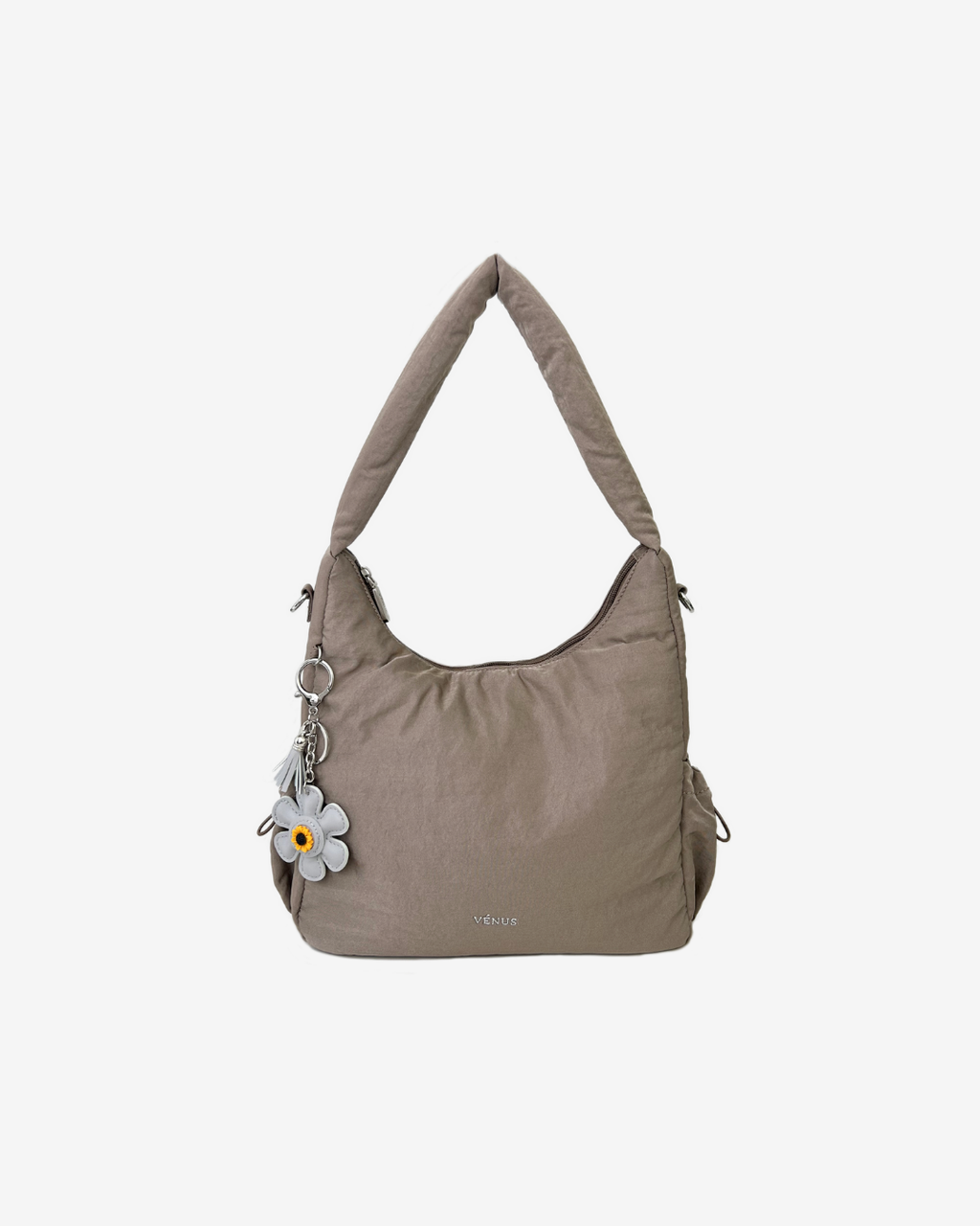 Poppy Shoulder Bag (Nylon) - Sand