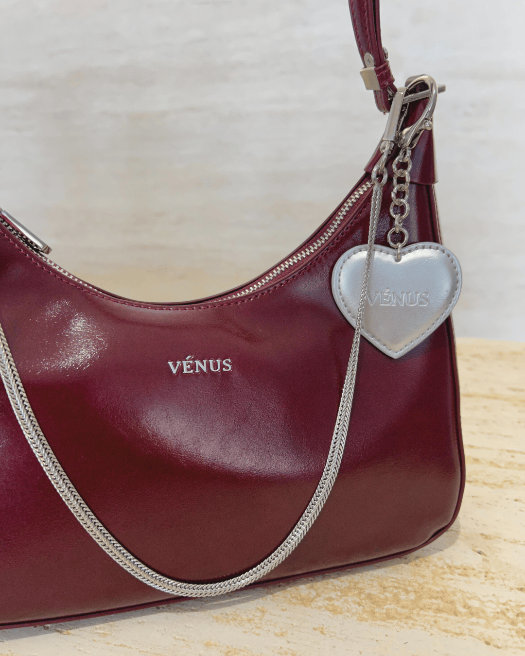 Rowyn Hobo Bag - Burgundy