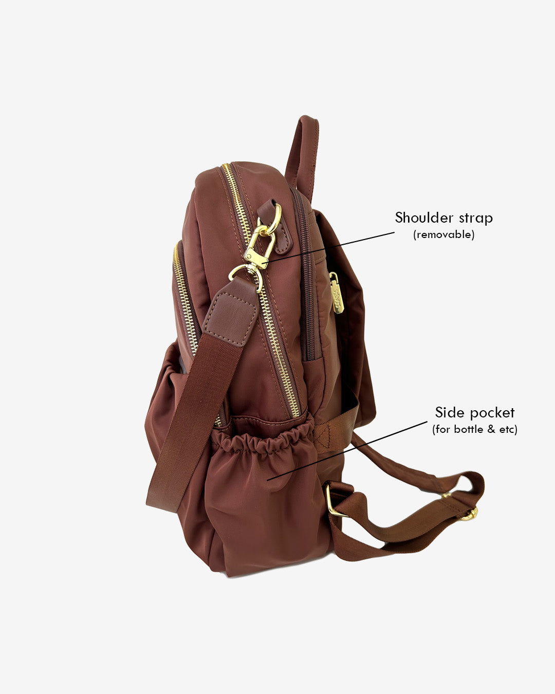 Luna Nylon Series (Backpack) - Olive