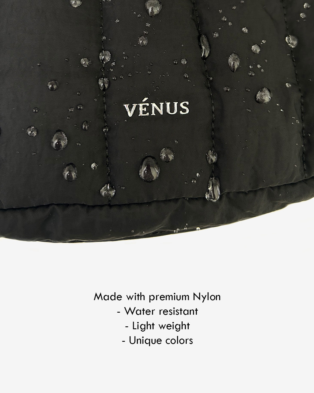 V'Puff Hobo Bag - Black