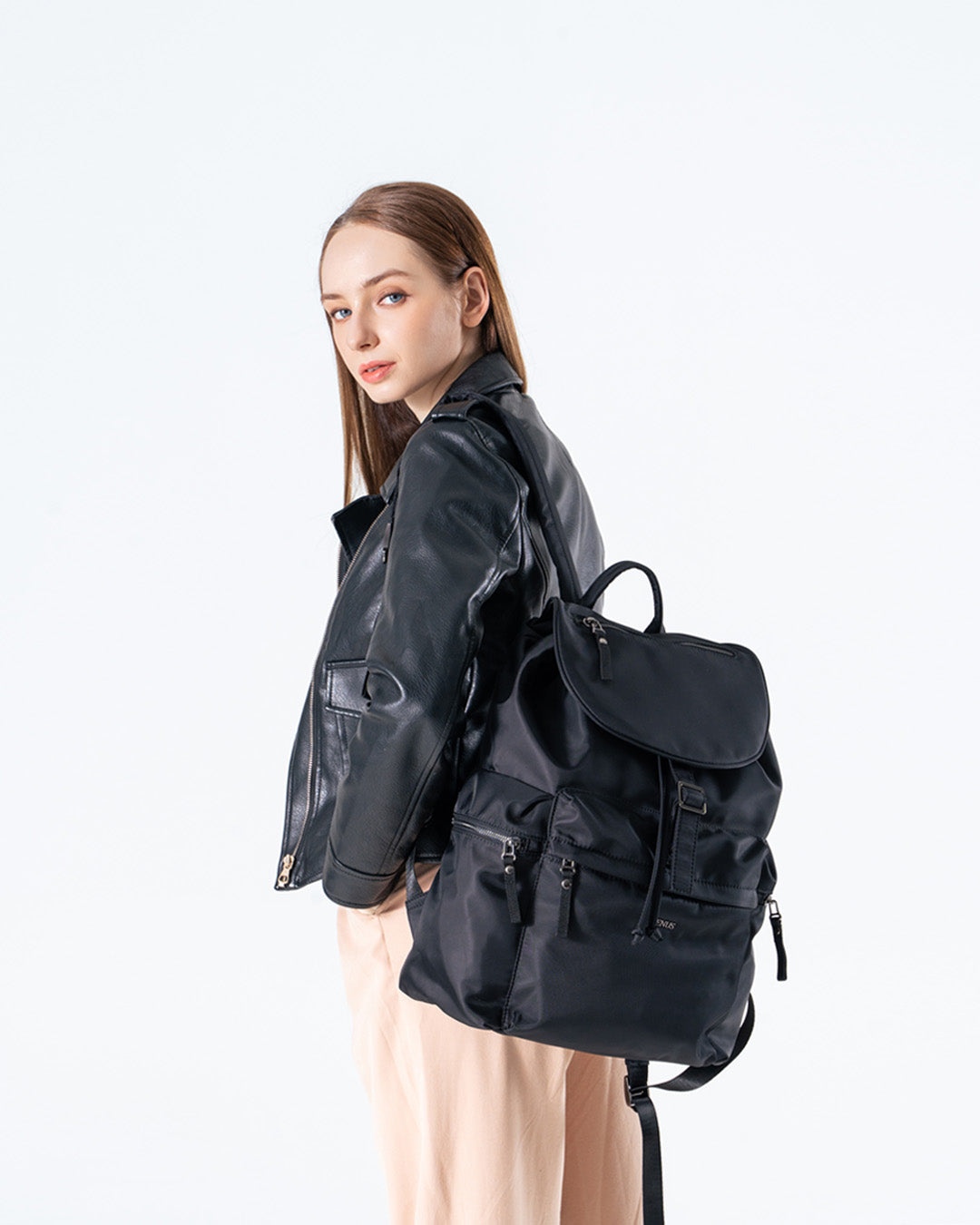 Sloanne Nylon Backpack - Stone