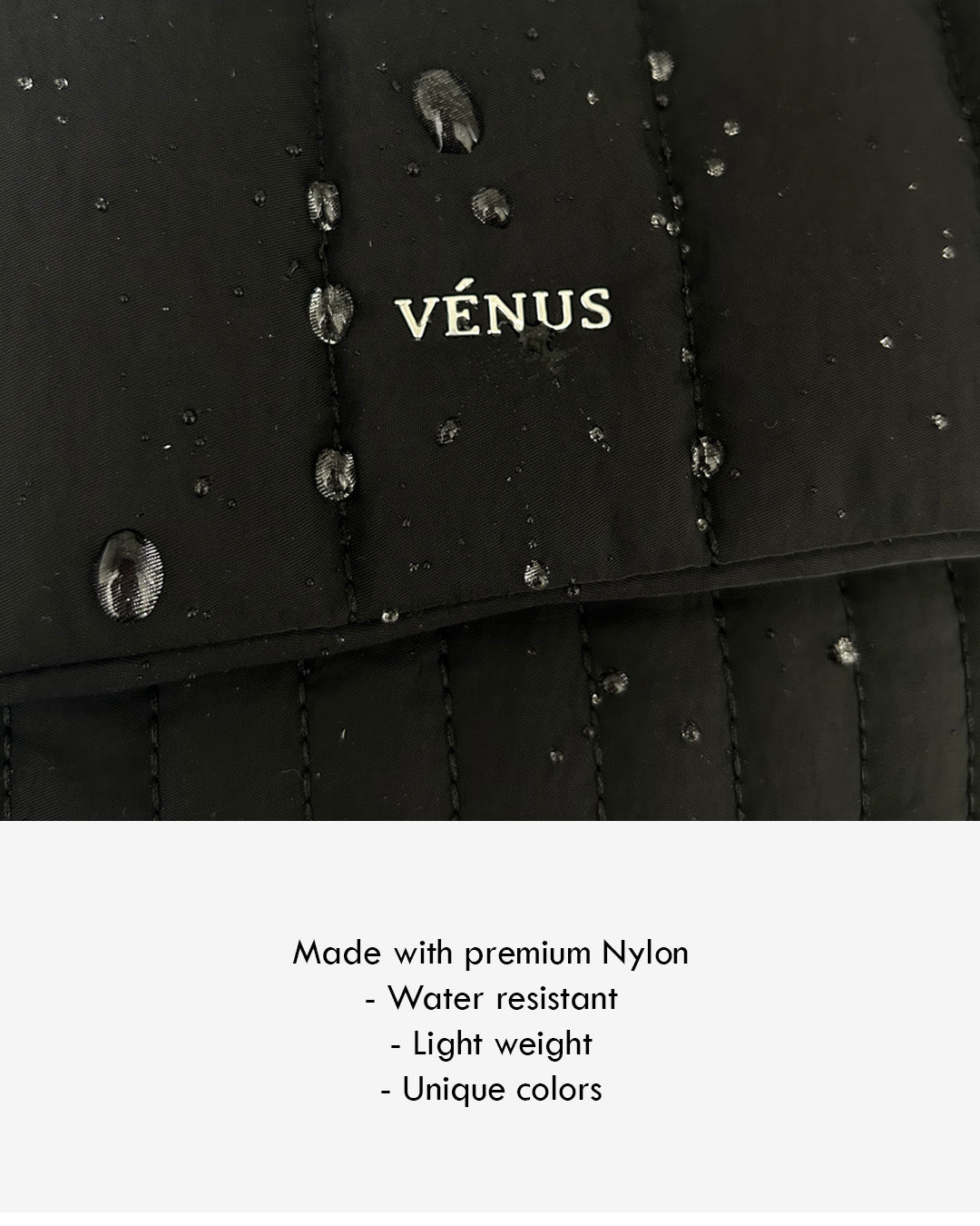V'Puff Sling Bag - Black